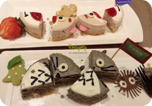 Taipei/中山國中站/♧初米咖啡♧/萌萌哒造型蛋糕♧卡通迷怎麼捨得切得下去辣