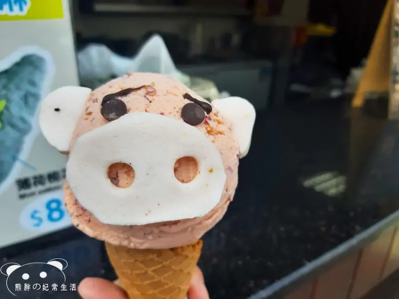 【台南安平】餓魚咬冰~Q萌的造型冰淇淋，自製餅皮，天然手做，讓人吃了好......