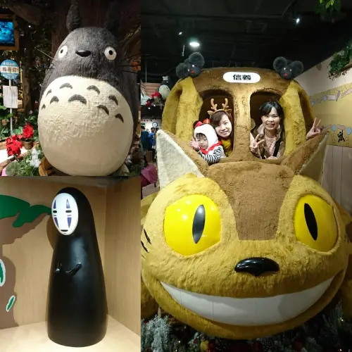 台北~橡子共和國~龍貓吉卜力專賣店~呆萌豆豆龍、貓巴士、無臉男公仔~拍到手軟不停歇~              