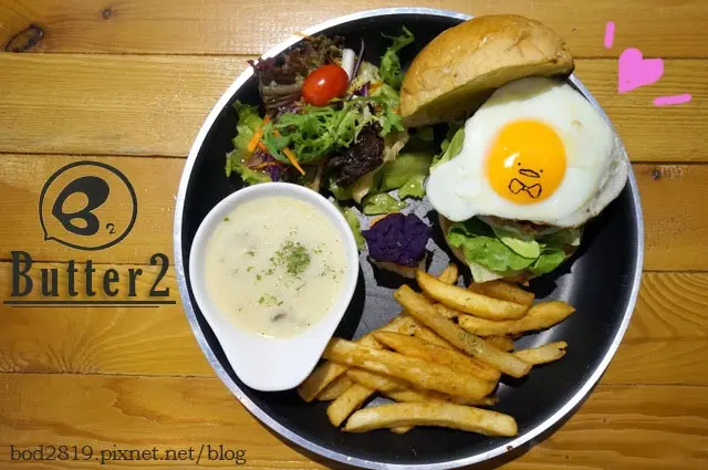 【台中西區】Butter Brunch&cafe 巴特2店－慵懶可愛的蛋黃哥在這邊！彰化紅到台中的早午餐店！(CP值高)