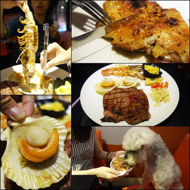 『捷運永安市場站』Mr. Jump-寵物友善餐廳、頂級食材海陸大餐、品嚐食材原味、主人與寵物一起爽爽吃肉