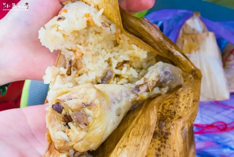【宜蘭員山】林香游家肉粽-接棒傳承阿嬤40年古早味~麻油雞口味，包著整隻雞腿的雞腿粽~食尚玩家推薦