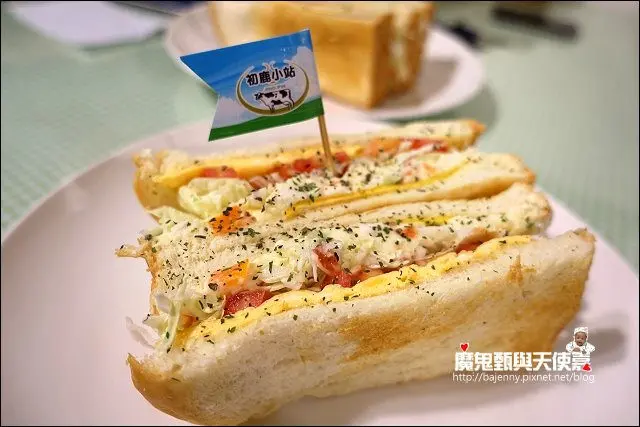 《小姑食記/捷運板南線/江子翠站美食》初鹿小站2號店~板橋早午餐新開店．初鹿鮮奶/高大鮮奶/吉蒸鮮奶三大牧場鮮奶通通有！
