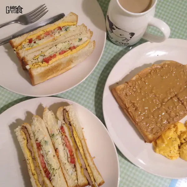 【食記∥板橋】初鹿小站二店 捷運新埔站_初鹿牧場為基底的鮮奶炭烤吐司_寵物友善餐廳_高大&初鹿鮮奶茶一應俱全