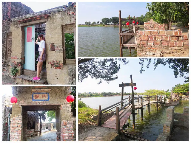 【台南景點】老塘湖藝術村，湖畔景觀賞廢墟古城好好拍，隨處可見歷史痕跡!