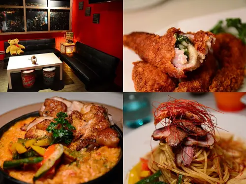 【台中│美食】餐酒館的環境，享用著創意異國料理，晚上變身為酒吧。PMAM Bistro