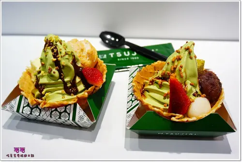 【台北信義】食記:Tsujiri辻利茶屋。冬季限定「Winter Wish星願聖代」新上市