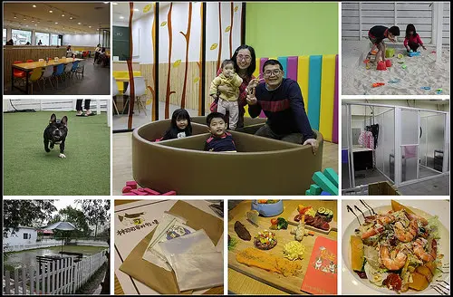 【桃園食記】龍潭‧林可可家的牧場(友善親子寵物餐廳)~附設沙坑、親子遊戲室、寵物自助美容、寵物餐