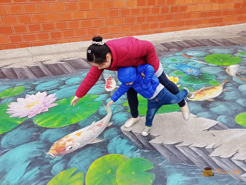 【嘉義旅遊】3D海洋世界戶外美術館《好美里彩繪村》布袋小漁村的瘋狂海底世界