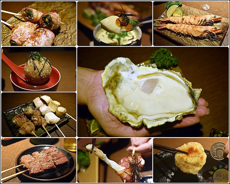 台中美食推薦。那一間日式串燒居酒屋。日本人都愛的好味道。食材新鮮好吃激推巨無霸生蠔鮮到老饕都說讚@sunny吃喝遊樂
