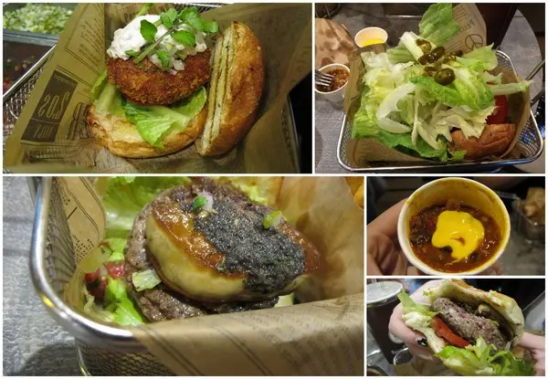 (食記)台北忠孝東路Burger Ray個性漢堡每個都美味有特色。心臟病堡咬下肉汁橫溢配料奢華。              