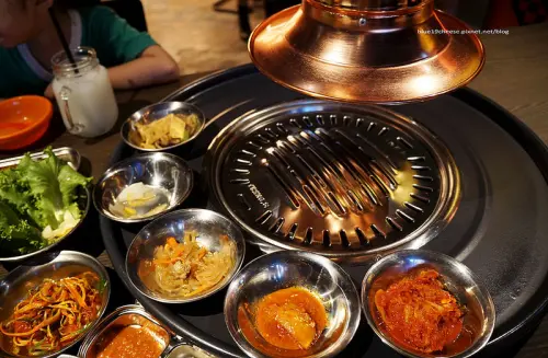 【台中西屯】笨豬跳韓式烤肉 Bungy Jump Korean BBQ 朝富店 - 正宗韓式汽油桶燒肉.厚切豬五花在滋滋作響.聚餐慶生節日慶祝.6/15-6/18試營運9折.6/19-6/21開幕消費