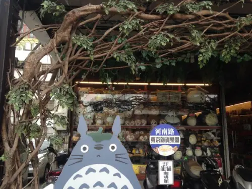 [台中輕旅行] 西屯區：東京雜貨樂園.龍貓咖啡館 & 西區：動漫彩繪巷 踩點去！