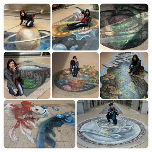 【台中景點】國王社區3D立體彩繪        
      