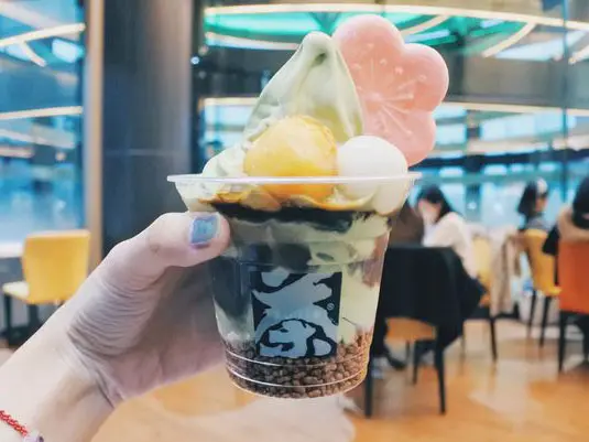 台北/TSUJIRI辻利茶舗/松山車站饒河街/抹茶與櫻花帶來的初春氣息