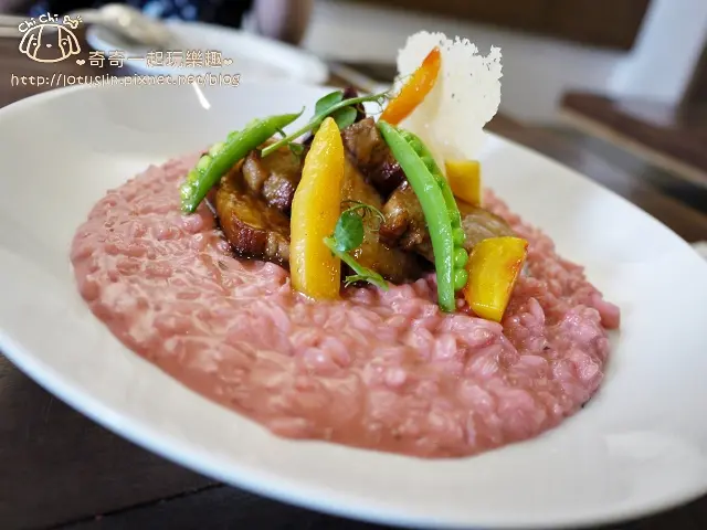 【台北大稻埕．大橋頭站/雙連站】孔雀Peacock Bistro 歐亞料理餐酒館 夢幻粉紅色燉飯