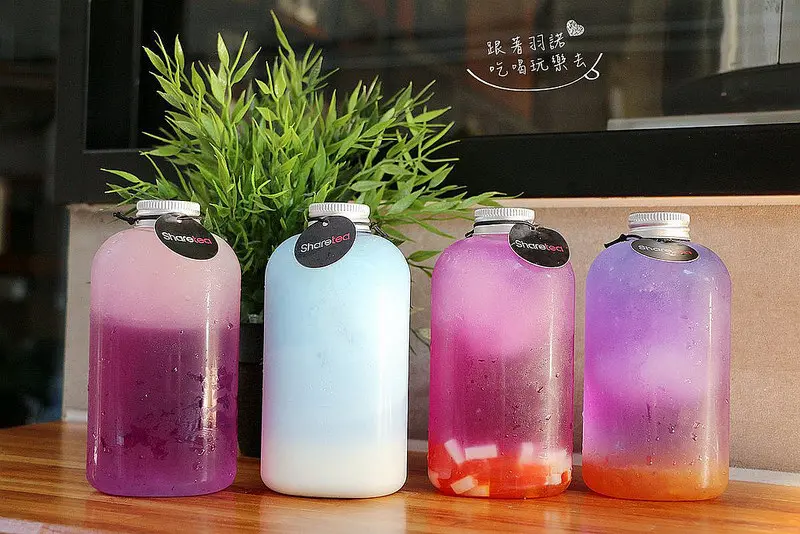 【羽諾食記】『Sharetea歇腳亭』♥蝶豆花系列夢幻銀河x東區星馬料理名店Mamak檔 連名推出平價輕食套餐♥四平陽光商圈輕食&下午茶推薦