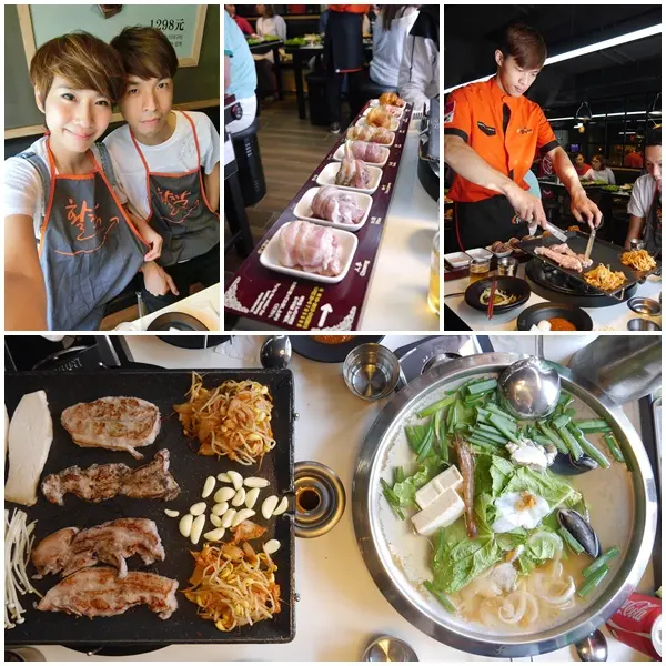 【美食】八色烤肉(八色豬)。到韓國必吃烤肉美食登台啦!。‪‎一次擁有8種口味的三層五花肉 附菜單(忠孝敦化捷運站)