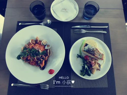 T.R Kitchen。台中大坑情人橋蝴蝶橋附近美食餐廳，義大利麵燉飯排餐套餐，情侶約會餐廳!