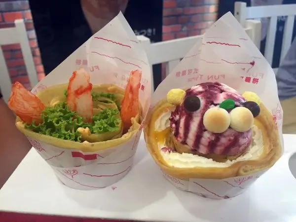 *台中美食*Fun Tower日式可麗餅，堅持手工現點現做，可愛動物造型冰淇淋可麗餅