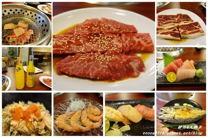 【台北美食】赤燒原味無煙燒肉♥日式料理&日式燒肉雙重享受 用餐送白蝦免費吃到飽@捷運中山國小站美食