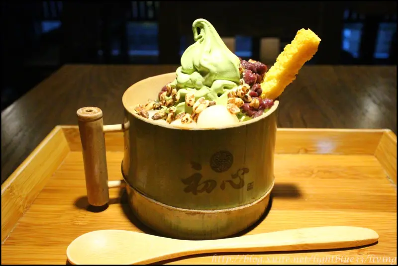 [ 內湖．文德站美食 ] 初心菓寮～阿默蛋糕日式品牌，青紅皂白竹筒抹茶冰品