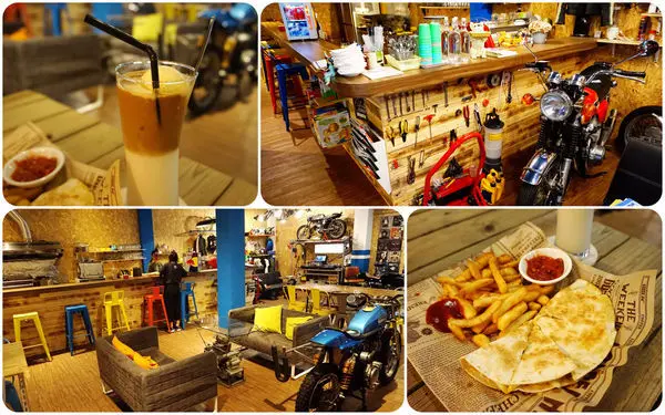 【台中豐原】隱身於小巷內私人車庫收藏『玩具車庫 Toys Garage Cafe』－美式輕食。下午茶。輕酒吧。特調咖啡