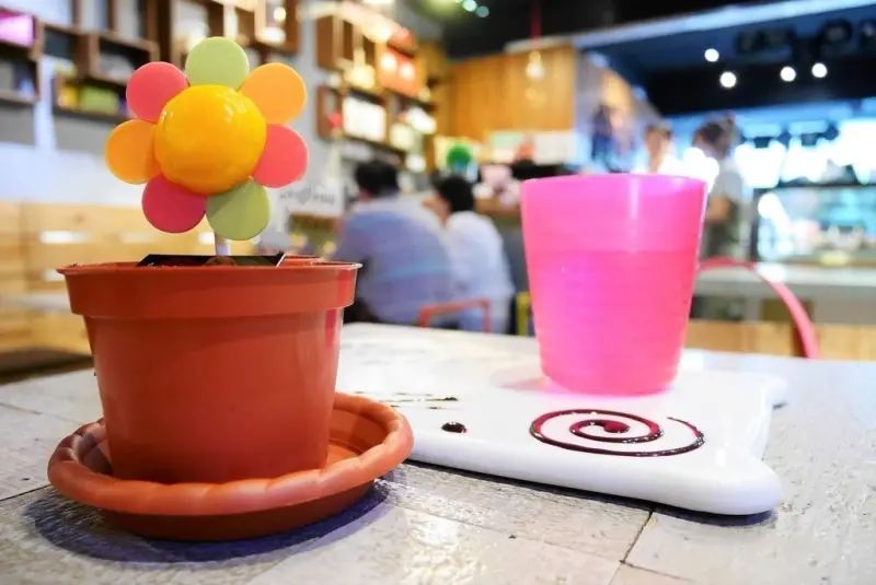 【台北圓山站 | 咖啡廳】讓可愛的小花盆栽提拉米蘇帶給你好心情 ♪ 品台灣手作甜品 Is Taiwan Is Chocolate