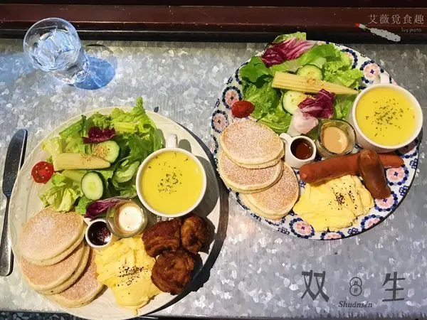 【台南中西區】赤崁樓旁，兩個大男孩一起打拼的巷弄老宅早午餐咖啡店|| 双生 Shuànsên Cafe
