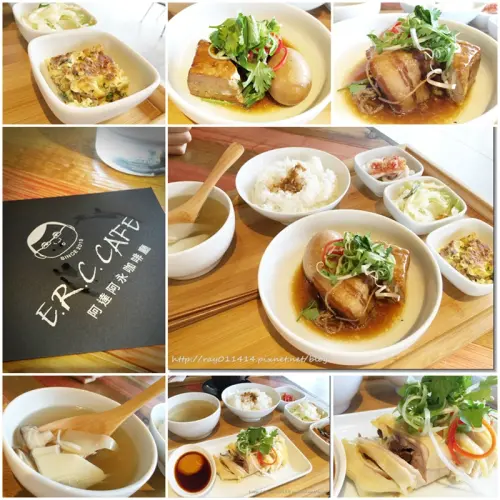 [中式料理]內湖科學園區 中西合併白斬雞在貨櫃屋裡吃餐新體驗 - E.R.C CAFE 堤緣雞塢