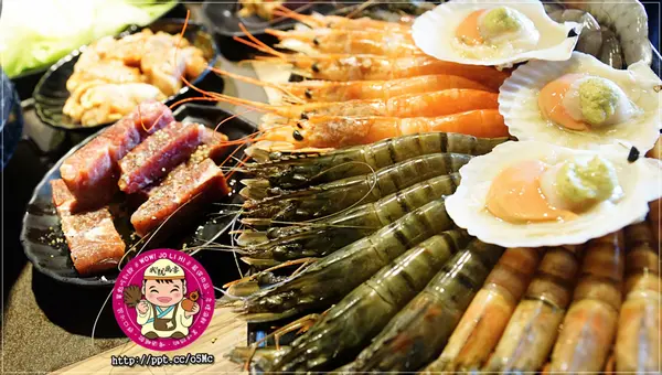 【我就厲害】板橋燒肉～多種食材任你吃到飽，ＣＰ值高，價位親民／天使紅蝦／琥珀蝦／海鮮／火鍋／小菜／冰淇淋（江子翠店）
