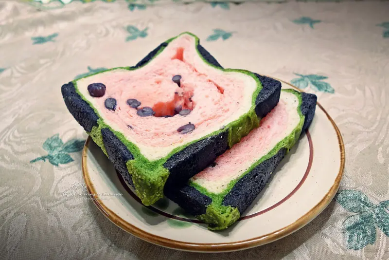 新竹牧場+超夯西瓜吐司+新竹市政府附近+一條70元