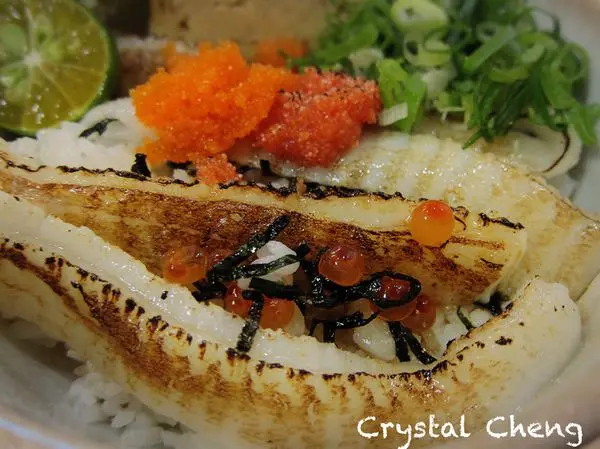 【台北美食推薦】瞞著爹 比目魚鰭邊肉丼飯 炙燒過美味加倍怎麼能不點！！(日式 港墘站 內湖科技園區)