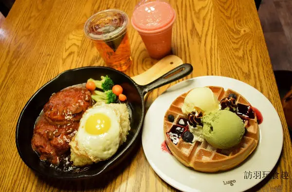 韓國鬆餅漢堡排Cafe Lugo市府阪急店/市政府美食/阪急美食