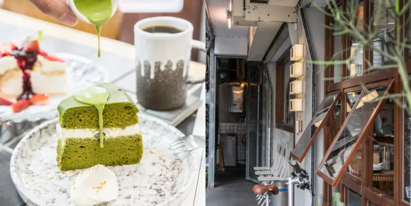Ten Ten Den Den 點點甜甜｜板橋文青甜點店、濃郁抹茶蛋糕、草莓季草莓甜點