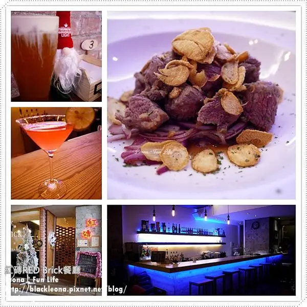 【台中 中區】在甜美歌聲中享受香煎蒜片佐多汁骰子牛肉；和青醬最為搭配的秘方醃製照燒雞排焗烤飯，份量口味讓人大滿足！。紅磚RED Brick餐廳 