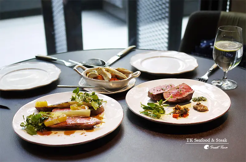 【食記．大安區】TK Seafood & Steak-乾式熟成櫻桃鴨胸、頂級和牛ღ捷運忠孝復興站．東區美食ღ