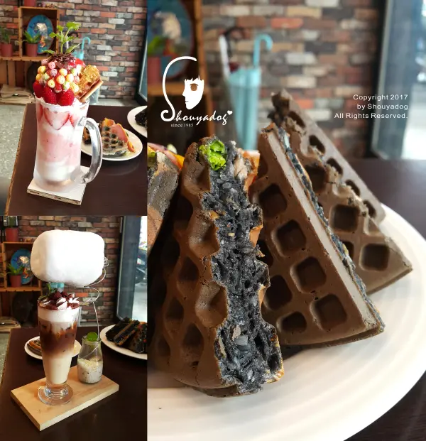 【鬆餅專賣小餐館】獨家雨天限定 天黑黑炒飯鬆餅X氣炸鬆餅 182 Pancake 創意手作鬆餅              