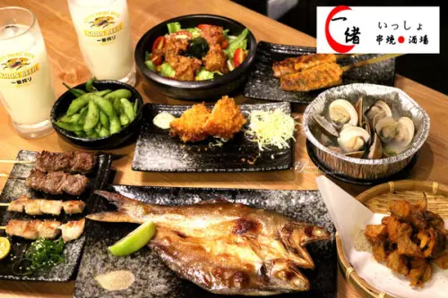 【善導寺站】一緒いっしょ串燒酒場居酒屋~新開幕長安東路燒肉居酒屋