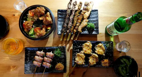 【台北】一緒串燒-酒場●台北長安東路串燒，銅板價格不容錯過`，小酌聚會的好場所●