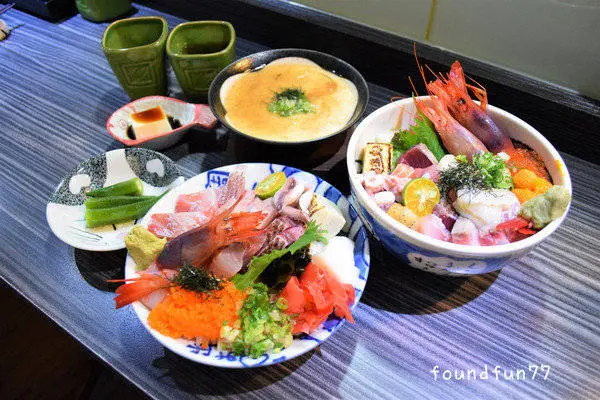 人氣海鮮丼肥貓漁夫每一碗都是最頂級的海鮮交響樂/海鮮丼/中山國小