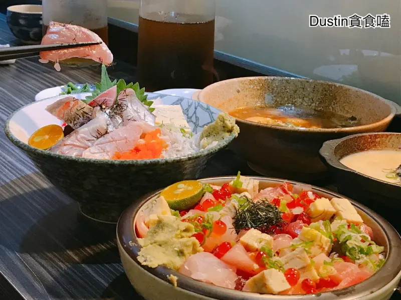 肥貓漁夫__二訪！依舊出色不凡│每日限量海鮮丼 / 台北生魚片推薦 / 阿圖麻油雞『晴光市場 · 中山國小』