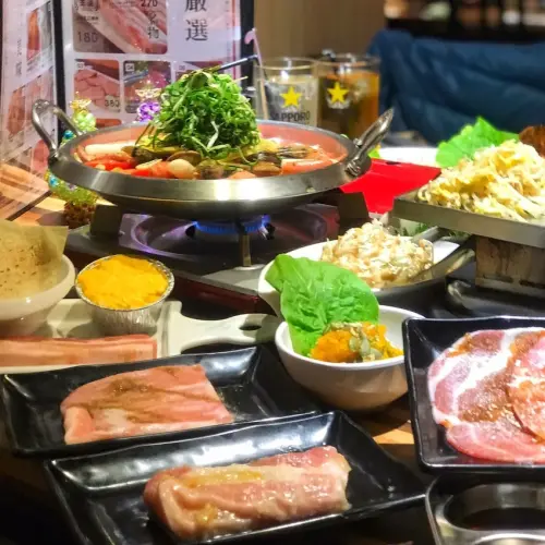 生菜吃到飽的日韓燒肉店，平日假日人氣都爆夯！ ● 菜豚屋Vege Teji Ya | 台北中山美食松江南京