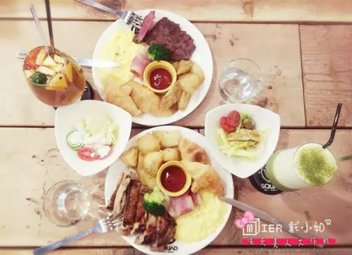 【食記】板橋早午餐 Eilleens coffee x Squad 抹茶厚鬆餅 抹茶控必吃 