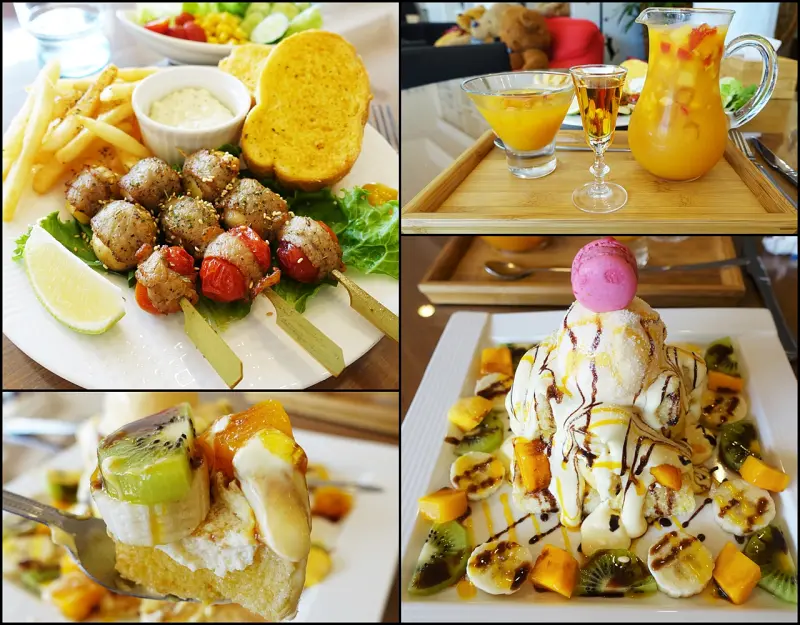 『新北│捷運新埔站』Miele咖啡館 _米蕾-不收服務費、有WIFI、不限時、可久坐、超吸睛蜜糖塔、真材實料松阪蔬果豬肉串、少油少鹽健康美味、板橋區早午餐咖啡廳新選擇