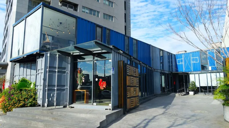 【美食】ERC CAFE阿達阿勇咖啡廳、堤緣雞鄔中式餐廳、內湖特色設計感十足貨櫃屋餐廳