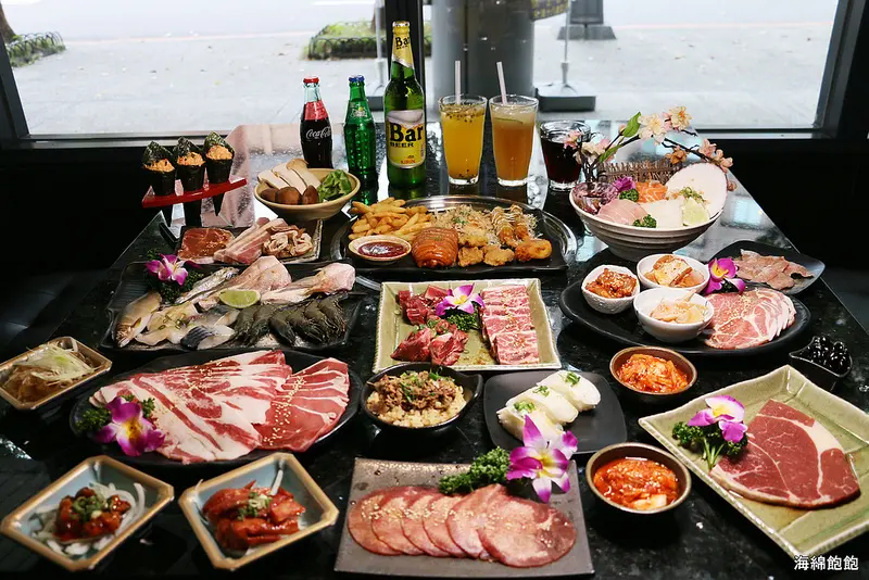 台北燒肉吃到飽『炙京燒極上燒肉』公司聚餐、春酒、尾牙、謝師宴、包場、包廂，六日午茶時段8折優惠，近美麗華百貨/免費停車場/價目表/菜單(捷運劍南路站)