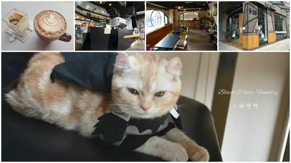 【台中西屯】黑水工廠咖啡館Black Water Foundry  工業風格可愛店貓        
      