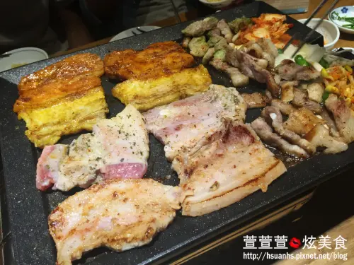 【台北】娘子韓食(市民店)。厚烤五花肉的8種口味 紅酒口味好令我回味!!