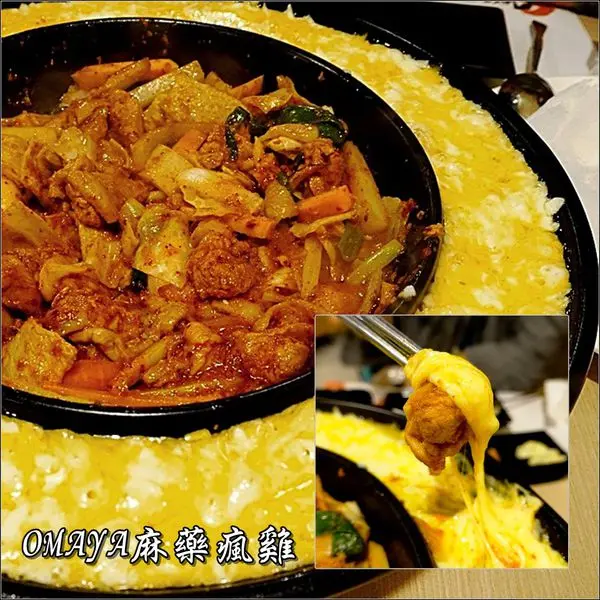 【台中│西區】OMAYA麻藥瘋雞。不可錯過的韓式道地料理！（朝聖的人也太多了吧！！